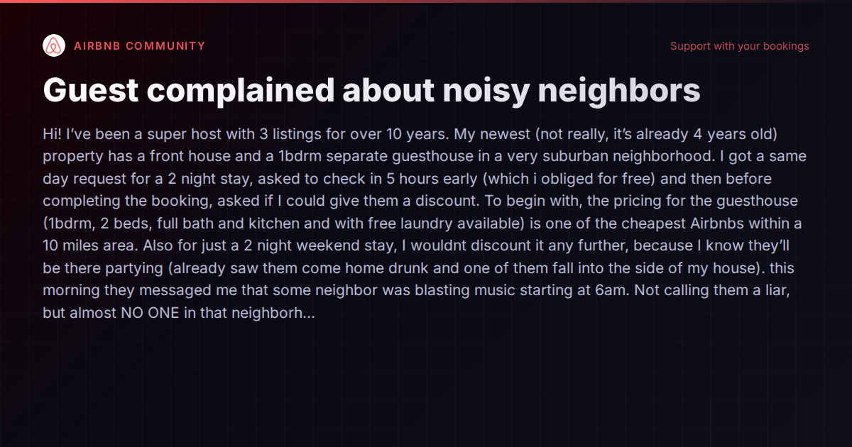 Defending Against Fabricated Guest Complaints: What Experienced Hosts Actually Do