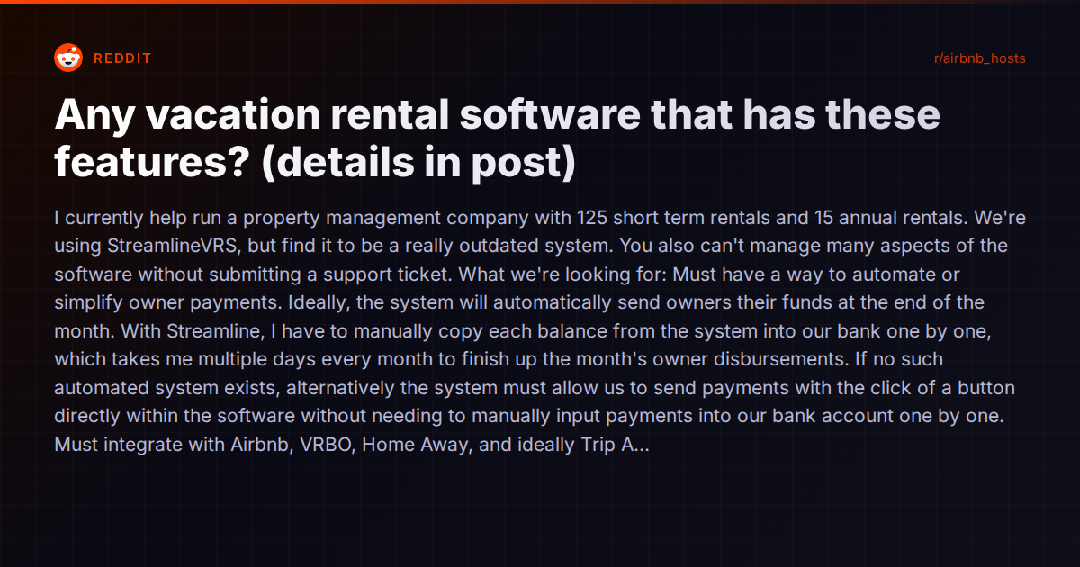 Outgrowing Your PMS: What 100+ Unit Operators Actually Need From Their Next Platform