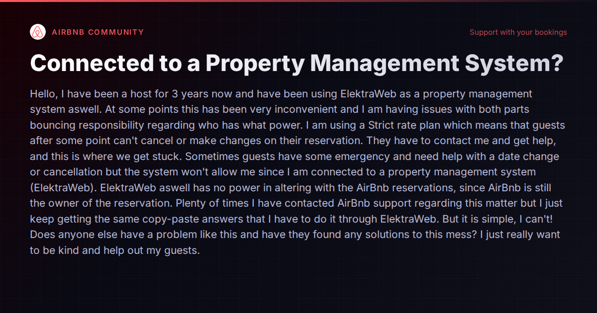 The PMS–OTA Responsibility Gap: When Neither Platform Lets You Help Your Guests