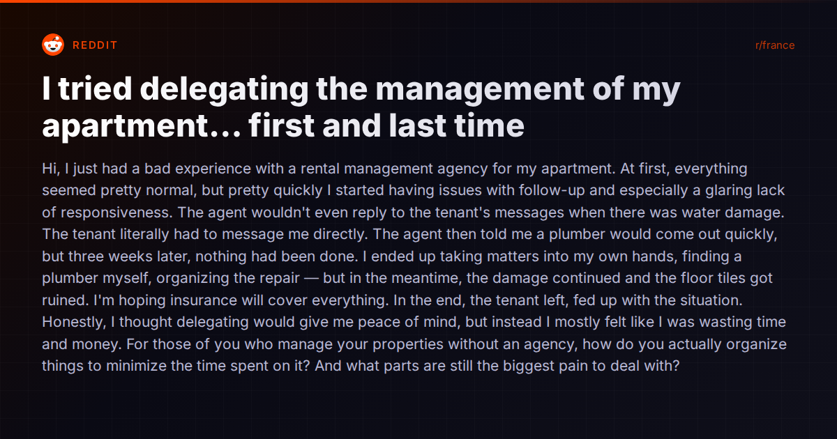 When Your Property Manager Goes Silent: The Case for Automating Maintenance Response