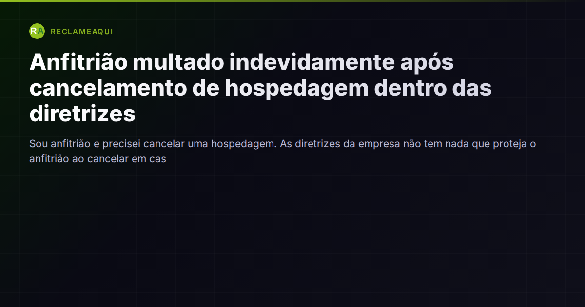 Cancelamento pelo anfitrião no Airbnb: multas, políticas e como se proteger em 2026