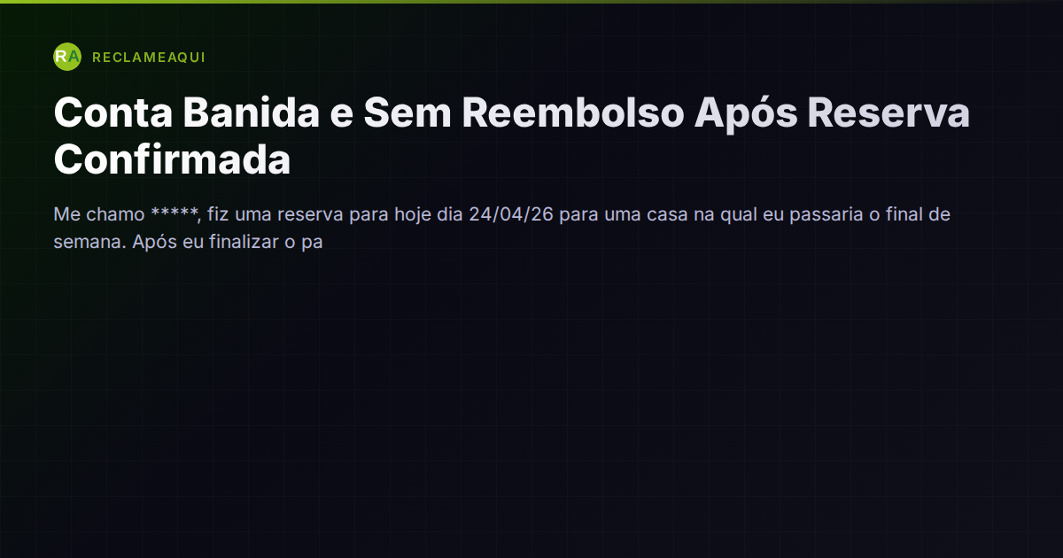 Quando a Plataforma Bane Sem Aviso: O Que Anfitriões Podem Fazer Para Proteger Reservas e Hóspedes