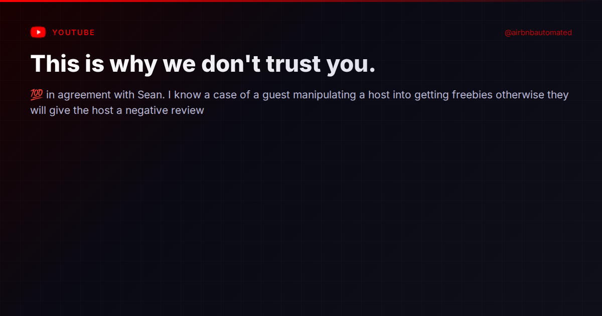 Review Extortion: When Guests Weaponize Star Ratings Against Hosts